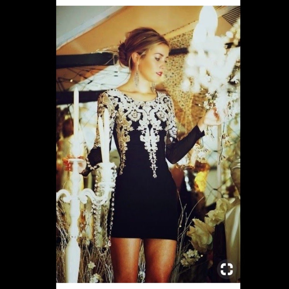 Black & Gold Dress